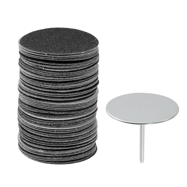 uxcell VOCOSTE サンドペーパーディスク交換用パッド 爪研ぎや電気カルス除去用 中程度 ...