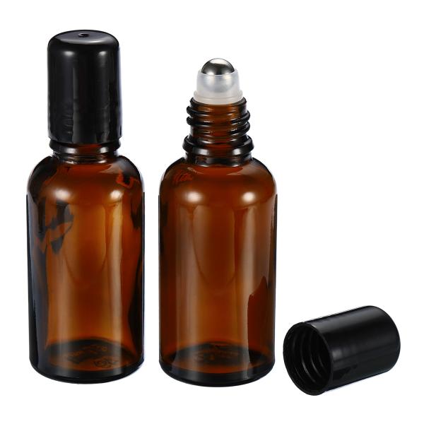uxcell PATIKIL 30mL ローラーボトル 3個 精油ローラーボール 詰め替え可能なサン...