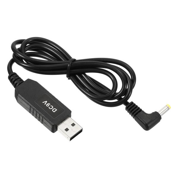 PATIKIL 6W 1A USB昇圧電圧コンバータ DC5V-DC9V 電源アダプター 90° 4...