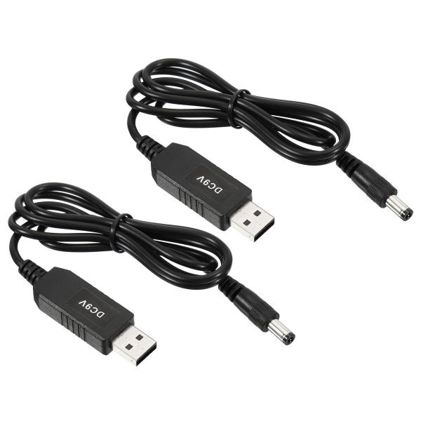 PATIKIL 6W 1A USB昇圧電圧コンバータ 2個 DC5V-DC9V 電源アダプタージャッ...