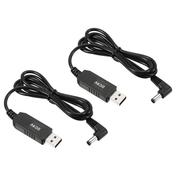PATIKIL 6W 1A USB昇圧電圧コンバータ 2個 DC5V-DC9V 電源アダプター 90...