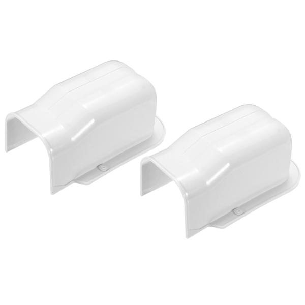 uxcell PVCラインカバー エアコン用 ヒートパンプ用 長さ175 mm 幅85 mm 壁カバ...