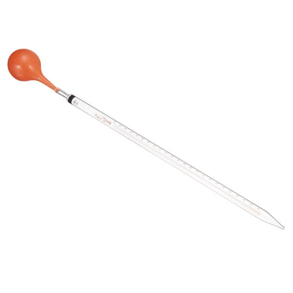 uxcell PATIKIL 目盛り付きスポイトピペキット 1セット 50ml ホウケイ酸ガラス ピ...