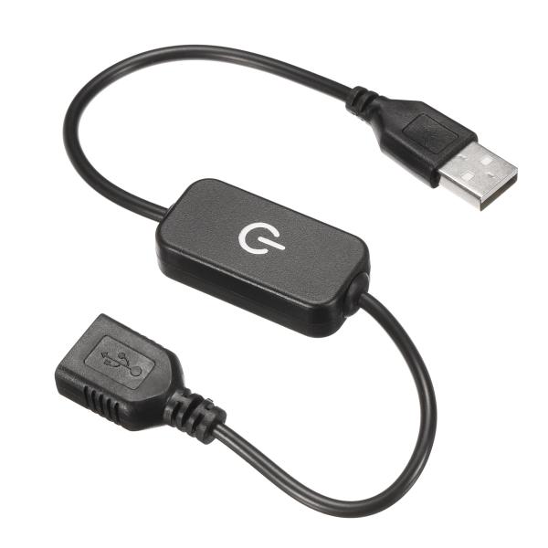 uxcell LEDタッチインライン調光器 5V 3A USB コードタクトスイッチコントローラー ...