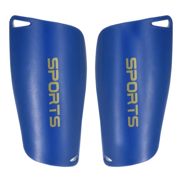 PATIKIL Sサイズ サッカーすねパッド 2個 PVC スポーツ保護ガード 若者用 ブルー