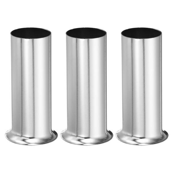 uxcell キャンドル ソケット 80mm高さ メタルシャンデリアスリーブ バルブライトベースホル...