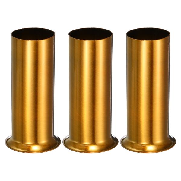 uxcell キャンドル ソケット 80mm高さ メタルシャンデリアスリーブ バルブライトベースホル...