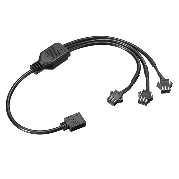uxcell ARGB スプリッター 5V 3ピン-SM 3ピン メス LED ストリップ 延長ケー...