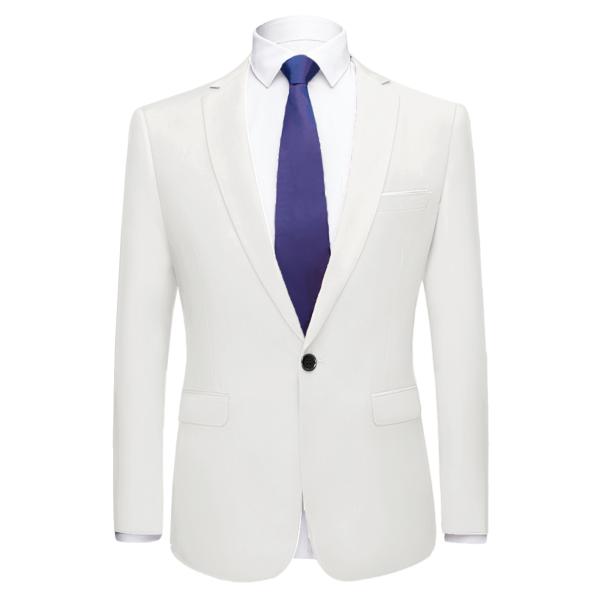 uxcell Lars Amadeus ブレザー ドレススーツ スリムフィット シングルブレスト ワ...