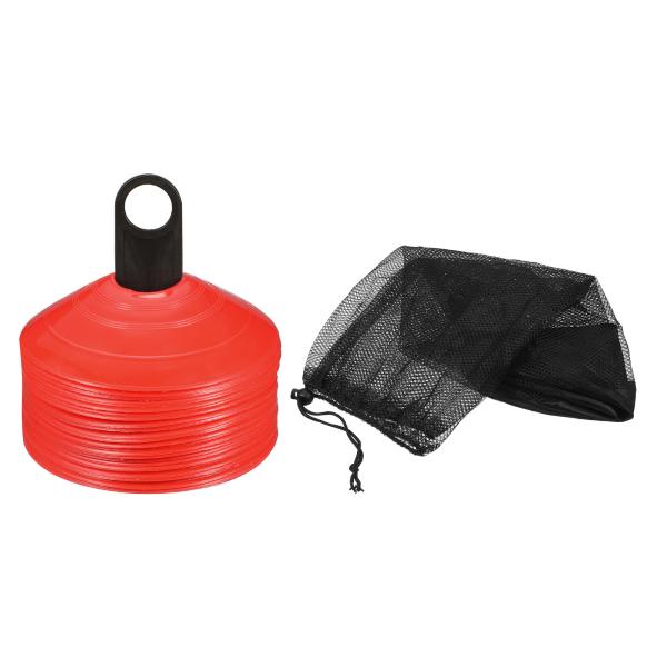 PATIKIL サッカーディスクコーン 40個 プラスチック サッカー場マーカーコーン ホルダー/キ...