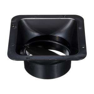 PATIKIL 150 mm - 100 偏心ダクトレデューサー 1個 亜鉛メッキ鉄ダクト
