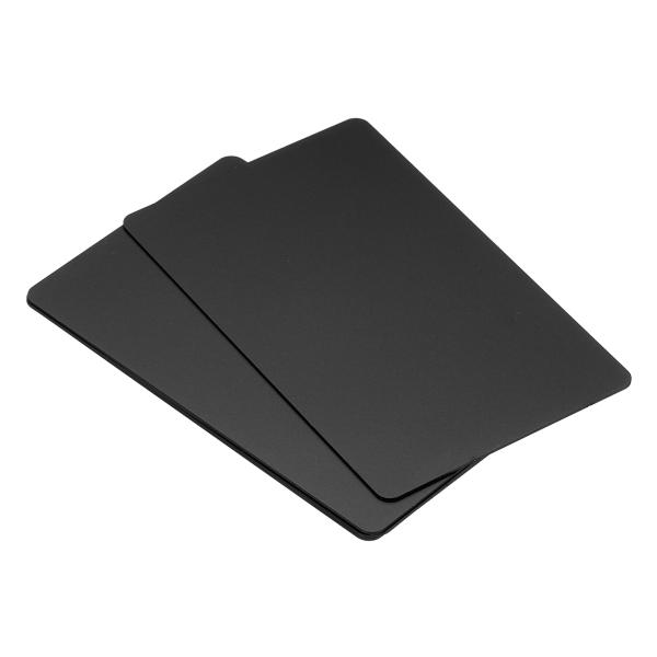 uxcell PATIKIL 0.8 mm メタルビジネスカード 10個 ブランクネームカード 陽極...