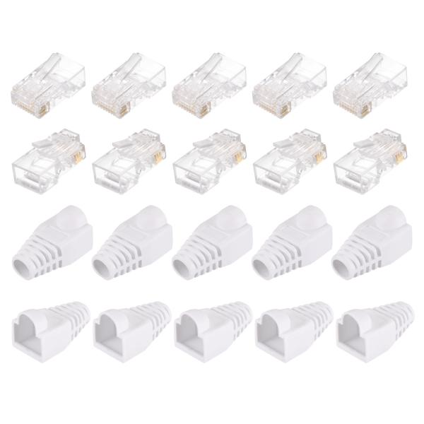 uxcell PATIKIL RJ45 Cat6コネクタ RJ45エンド 8P8Cモジュラープラグパ...