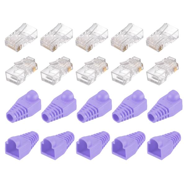 uxcell PATIKIL RJ45 CAT6コネクタ RJ45エンド 8P8Cモジュラープラグ ...