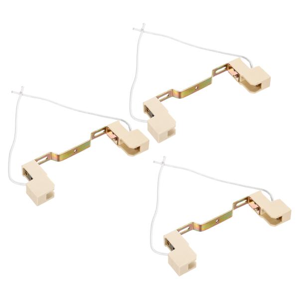 uxcell PATIKIL 118mm R7Sソケット 3個 セラミック ハロゲンソケット 電球ベ...