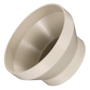 PATIKIL 150 mm - 100 偏心ダクトレデューサー 1個 亜鉛メッキ鉄ダクト