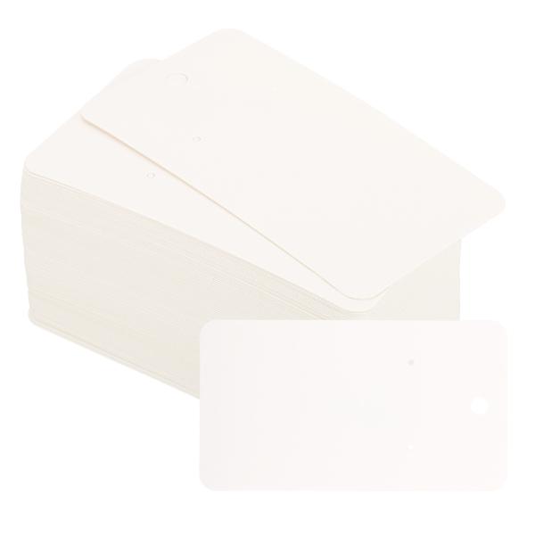 uxcell PATIKIL 50x90mm ブランクペーパー名刺 100個 スモールインデックスカ...