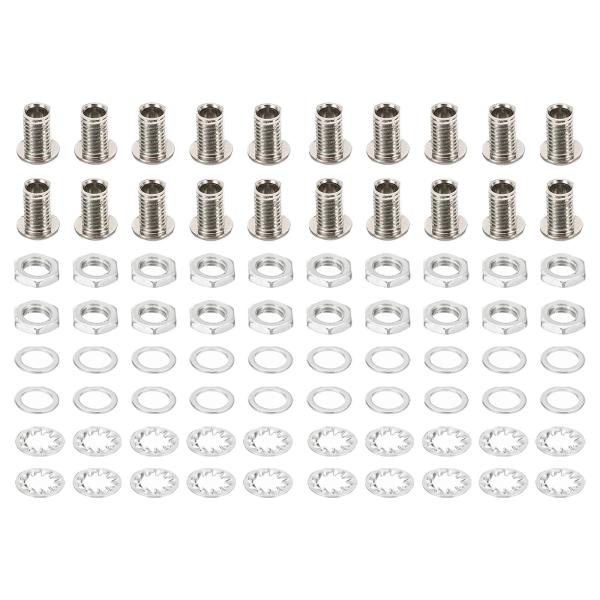 uxcell PATIKIL M8x12mm ラウンドヘッド 中空ネジボルト 4種類セット 80個 ...