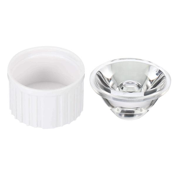 uxcell PATIKIL 20mm LEDレンズ 20度 プラスチックホルダー付き 8セット 1...