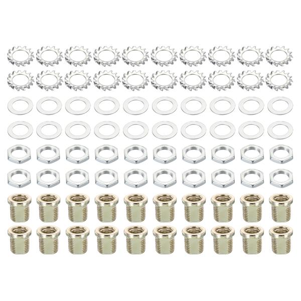 uxcell PATIKIL M10x10mmラウンドヘッダ中空スキューボルト スルーホールボルト ...