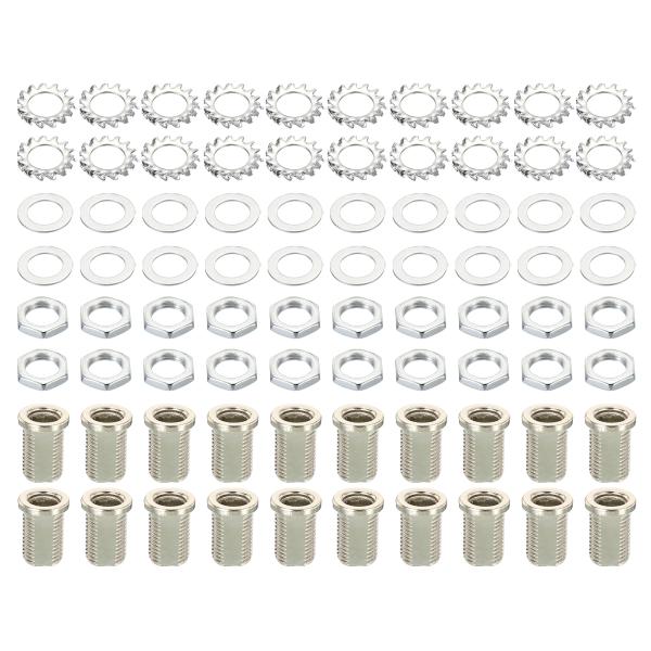 uxcell PATIKIL M10x14mmラウンドヘッダ中空スキューボルト スルーホールボルト ...