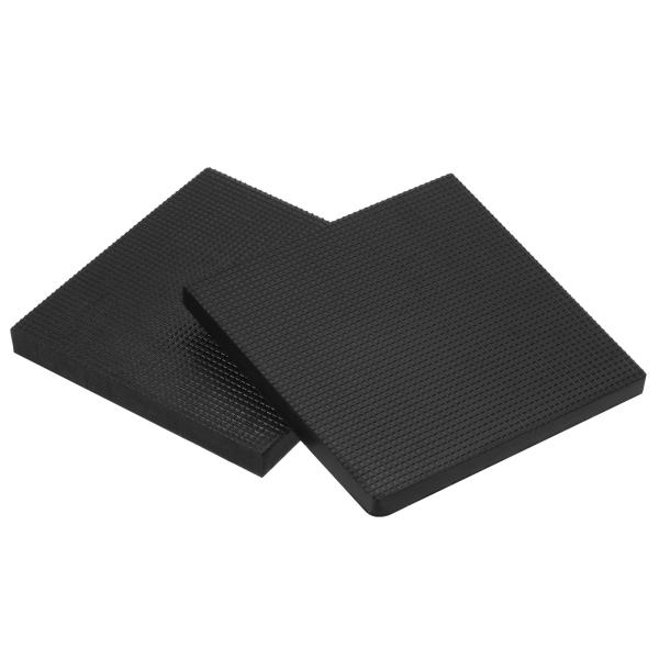 uxcell PATIKIL ベンチブロック 100x100x10mm 2個 ゴム 正方形 スタンピ...