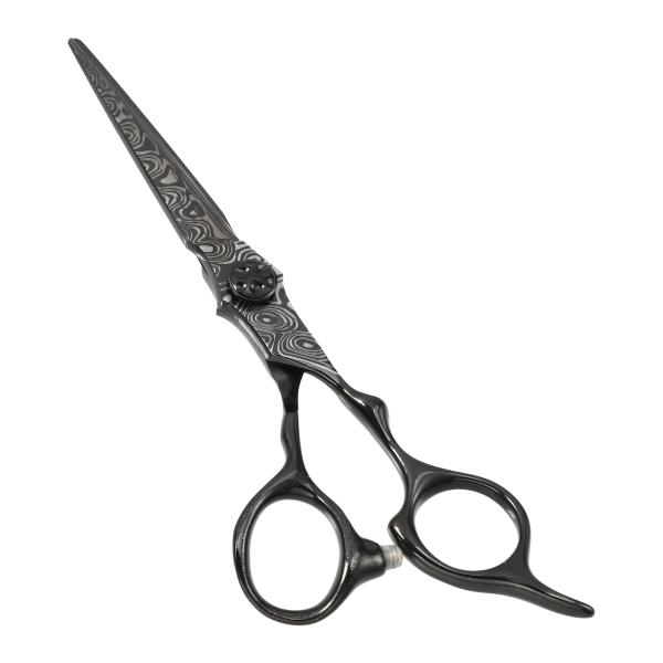 uxcell VOCOSTE ヘアはさみ ヘアカットはさみ 理髪はさみ ステンレス鋼かみそり 黒