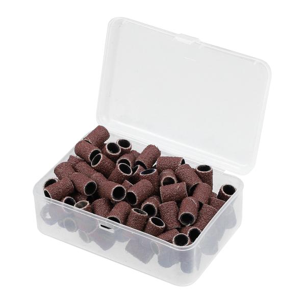 uxcell VOCOSTE サンディングバンドセット 80グリット ドラムサンダー研磨スリーブ ネ...