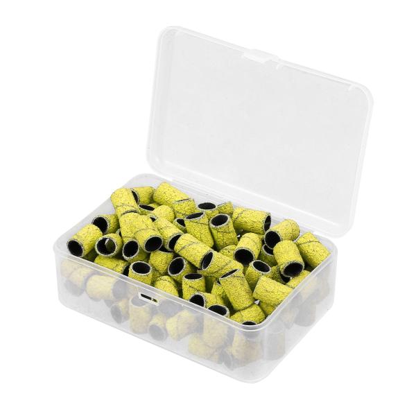 uxcell VOCOSTE サンディングバンドセット 80グリット ドラムサンダー研磨スリーブ ネ...