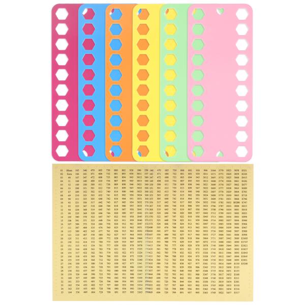 uxcell 刺繍フロスオーガナイザーカード 20極 PPプラスチック クロスステッチ糸ホルダー 1...