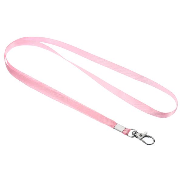 PATIKIL 43cmネックストラップ 50個 1cm幅 フラットストラップランヤード 回転フック...