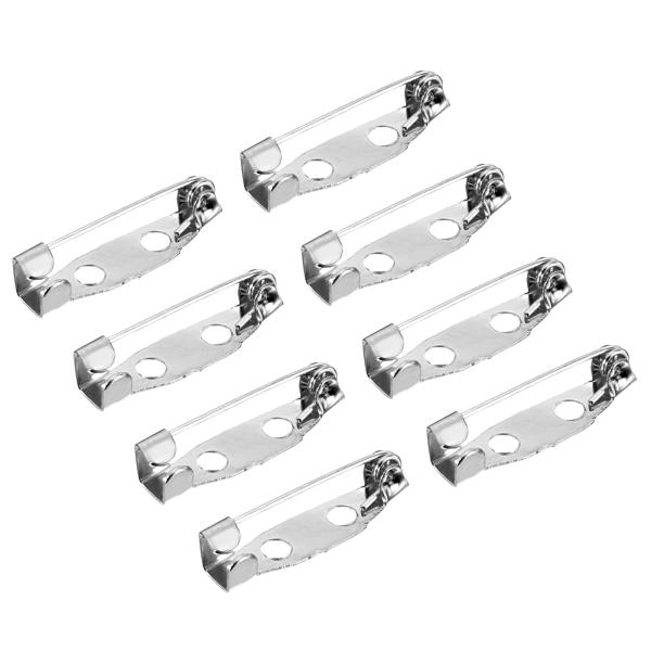 uxcell 安全バーピン 20mm ブローチ クラスプピン バックス ID バッジ ネームカード ...