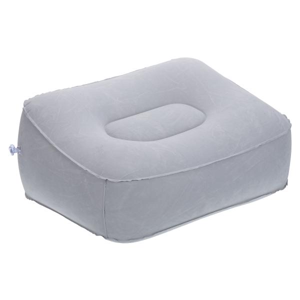 uxcell PATIKIL トラベルフットレスト枕 膨張可能なフットレストクッション トラベルフラ...