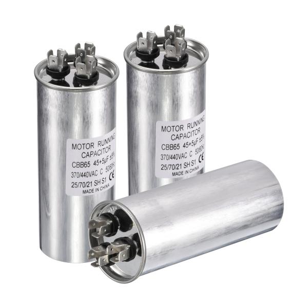 uxcell PATIKIL CBB60コンデンサー モータースタートコンデンサ CBB65 45+...