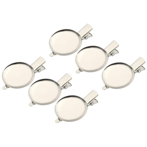 uxcell ブローチクラスプクリップピン ディスクベース 45mm ブランク丸型トレーID バッジ...