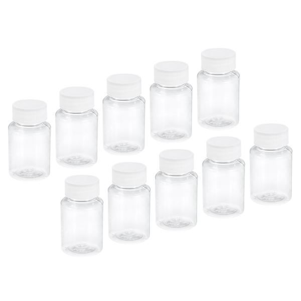 uxcell PATIKIL 30ml 1 Oz 広口ボトル 30個 保存ボトル プラスチック製サン...