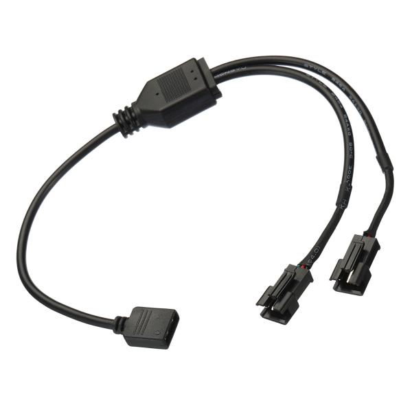 uxcell ARGBスプリッター 5V 3ピン-SM 3ピン オス延長ケーブルアダプター コネクタ...