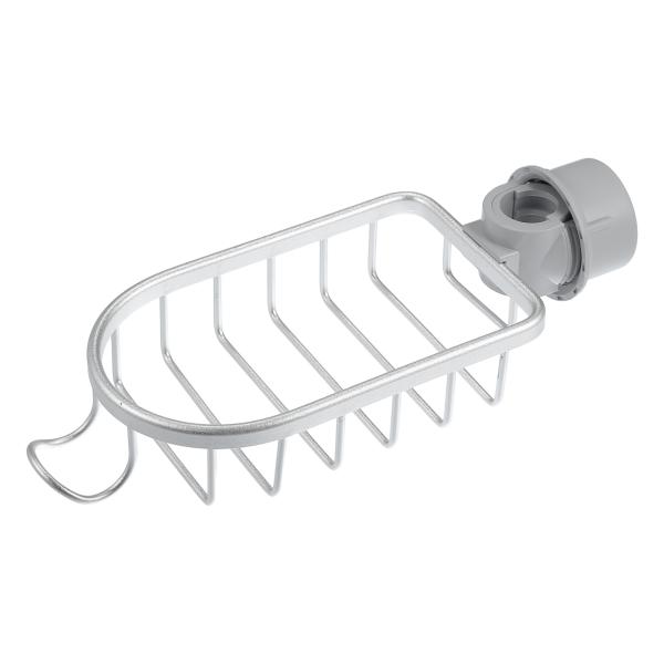 uxcell VOCOSTE シンクキャディスポンジホルダー 半円 蛇口キャディオーガナイザー 27...