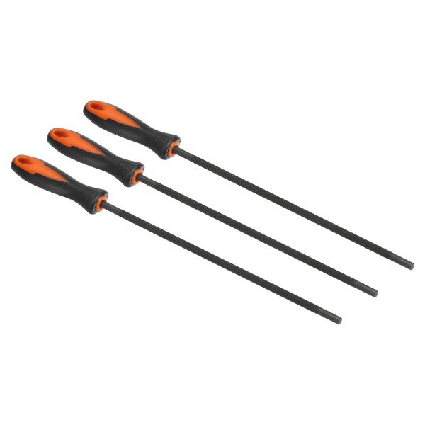 uxcell PATIKIL チェーンソーチェーンシャープニングファイル 3個 5.5mm ブラック...