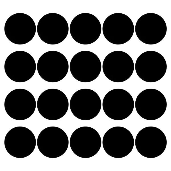 uxcell PATIKIL 90mm ラウンドフロアステッカー 20個入り フロアスポットマーカー...