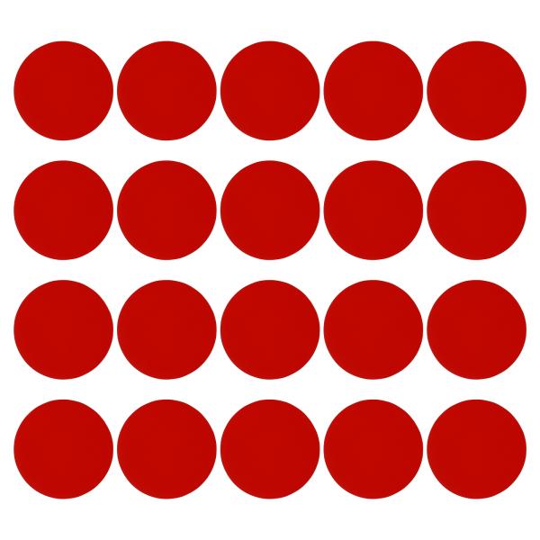 uxcell PATIKIL 130mm ラウンドフロアステッカー 20個入り フロアスポットマーカ...