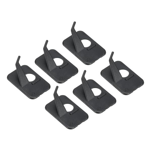 PATIKIL アローレスト 6個入りのプラスチック製粘着式アーチェリーアローサポート 右手用コンパ...