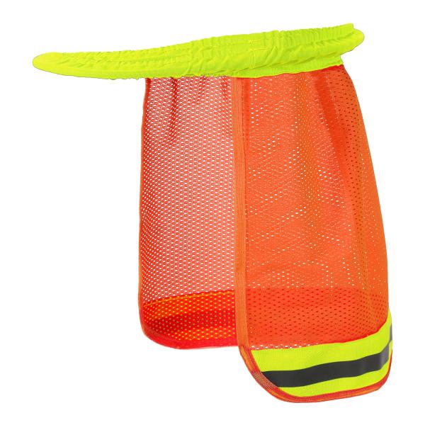 PATIKIL ハードハットサンネックシールド 高視認性サンシェードハードハット冷却メッシュ弾性ヘル...