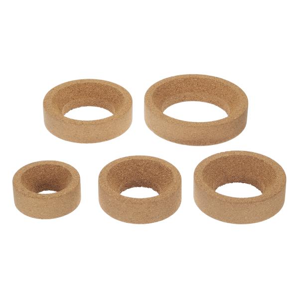 uxcell ラボフラスコサポートコルクスタンド 80/100/110/120/140mm直径 ラウ...