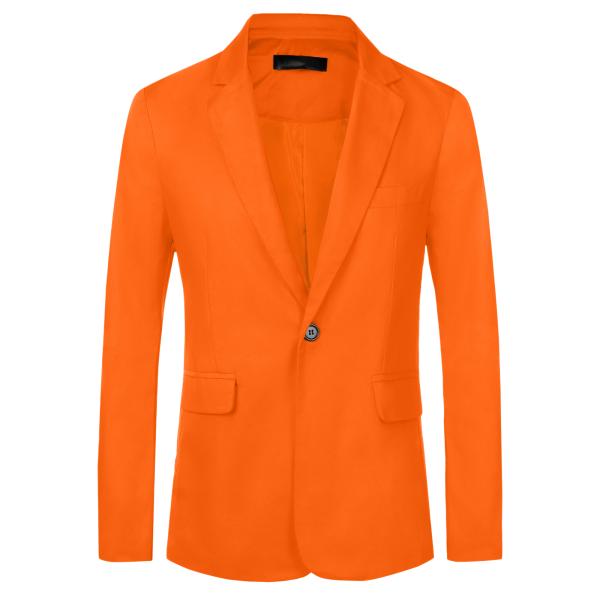 Lars Amadeus ジャケット コート スーツ ビジネス ブレザー ワンボタン ノッチドラペル...