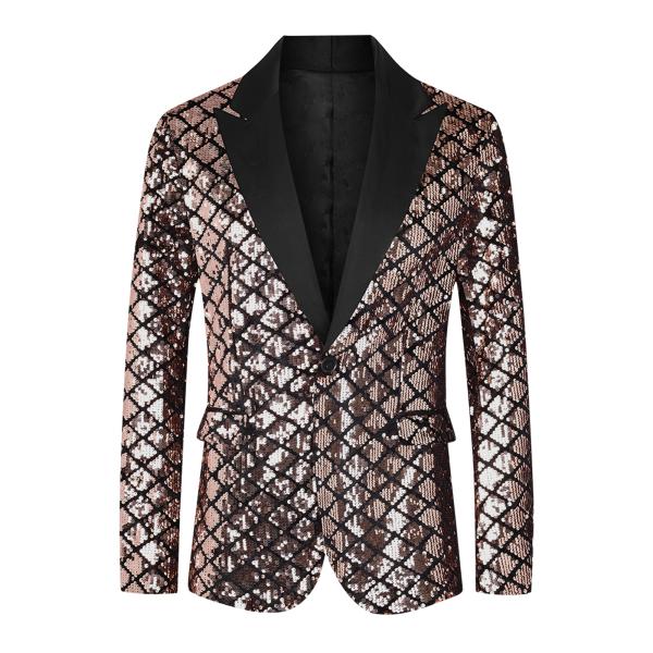 Lars Amadeus コート スーツ ジャケット スパンコール ブレザー タキシード スポーツ ...