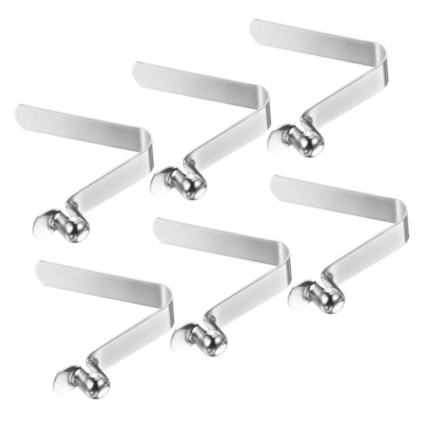 PATIKIL カヤックパドルスナップ 6個セット テントポールクリップ スチール製V字型シングルピ...