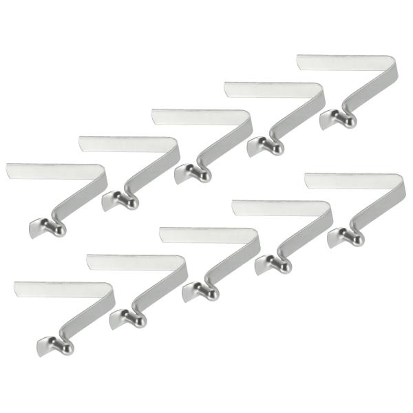 PATIKIL カヤックパドルスナップ テントポールクリップ10個セット V字型単ピンプッシュボタン...