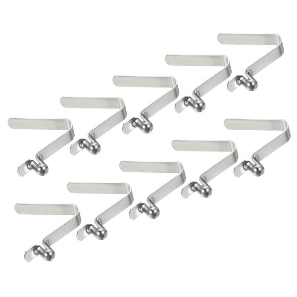 PATIKIL カヤックパドルスナップ テントポールクリップスチールV字型シングルピンプッシュボタン...