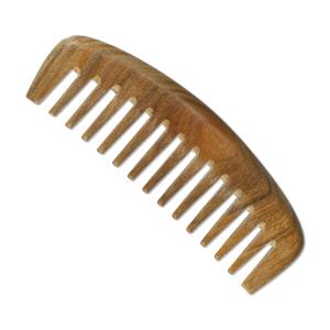 uxcell VOCOSTE ワイドコーム ヘアコーム 粗目くし 櫛 コーム 木製 湿った髪用 理髪道具 16.1x5.8x1.2cm 1個